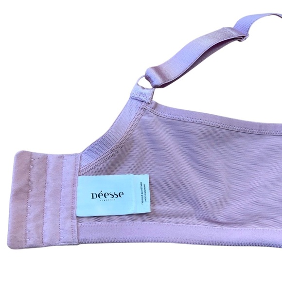 NWOT, Penningtons, Unlined Lilac Embroidered Bra With Underwire, 44DD 🍒 - Picture 6 of 9